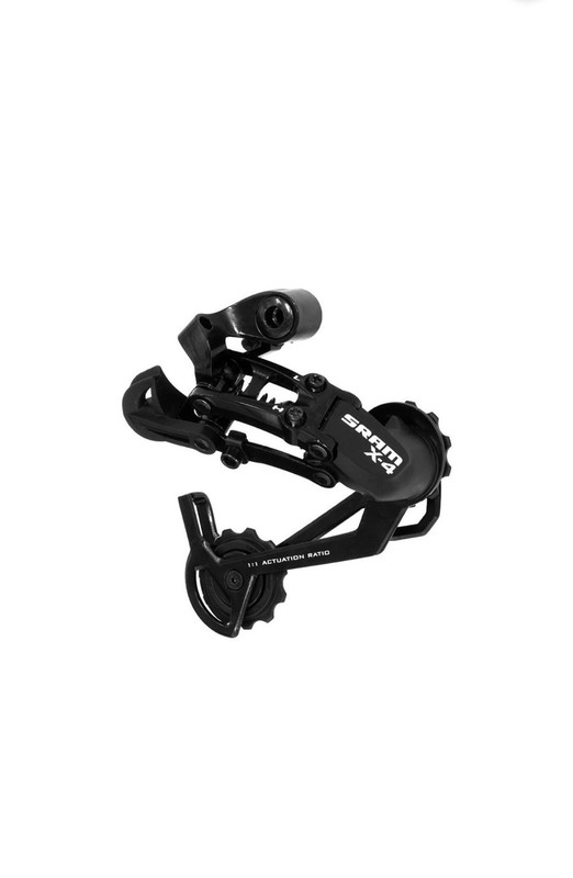 SRAM X4 Long Cage Rear Derailleur 7/8 Speed Black Bike Mechanism