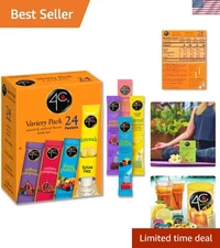 Versatile Sugar-Free Drink Mix Pack of 24: Perfect for Travel and Hydration