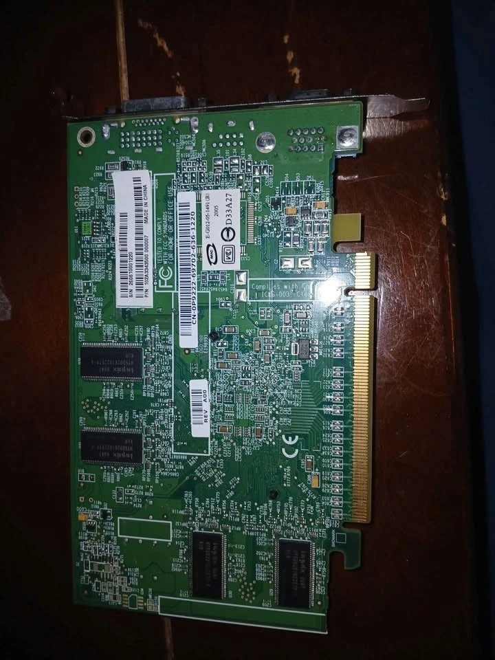 (J) ATI FireGL V3100 High Profile PCI-E 128MB DDR2 Video Graphics Card P9222 - Image 2 of 2