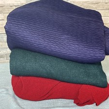 Assorted Fabric Lot-Colors Approx 10Lbs Textured fabrics Box G24