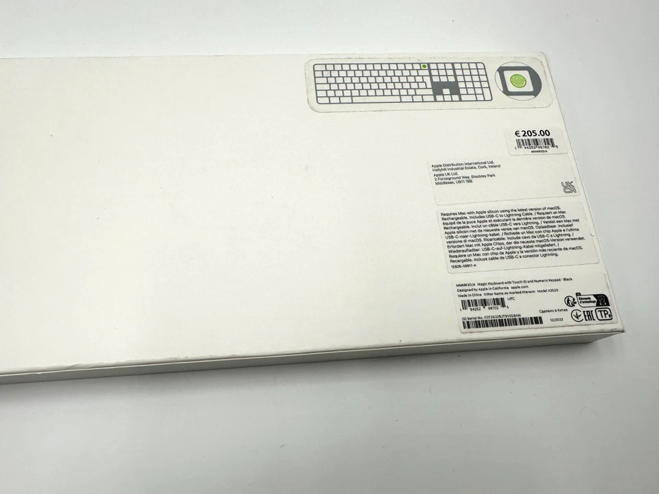 Apple Magic Keyboard mit Touch ID & Ziffernblock - MMMR3D/A - A2520 - Bild 3 von 4