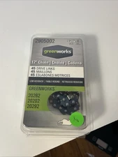 New GreenWorks Genuine OEM Replacement Chain 8 Inch 2905402 20302 20672 20352 