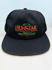 Vintage K Products USA MADE Sun Star Trucker Hat Snapback Dad Cap NOS