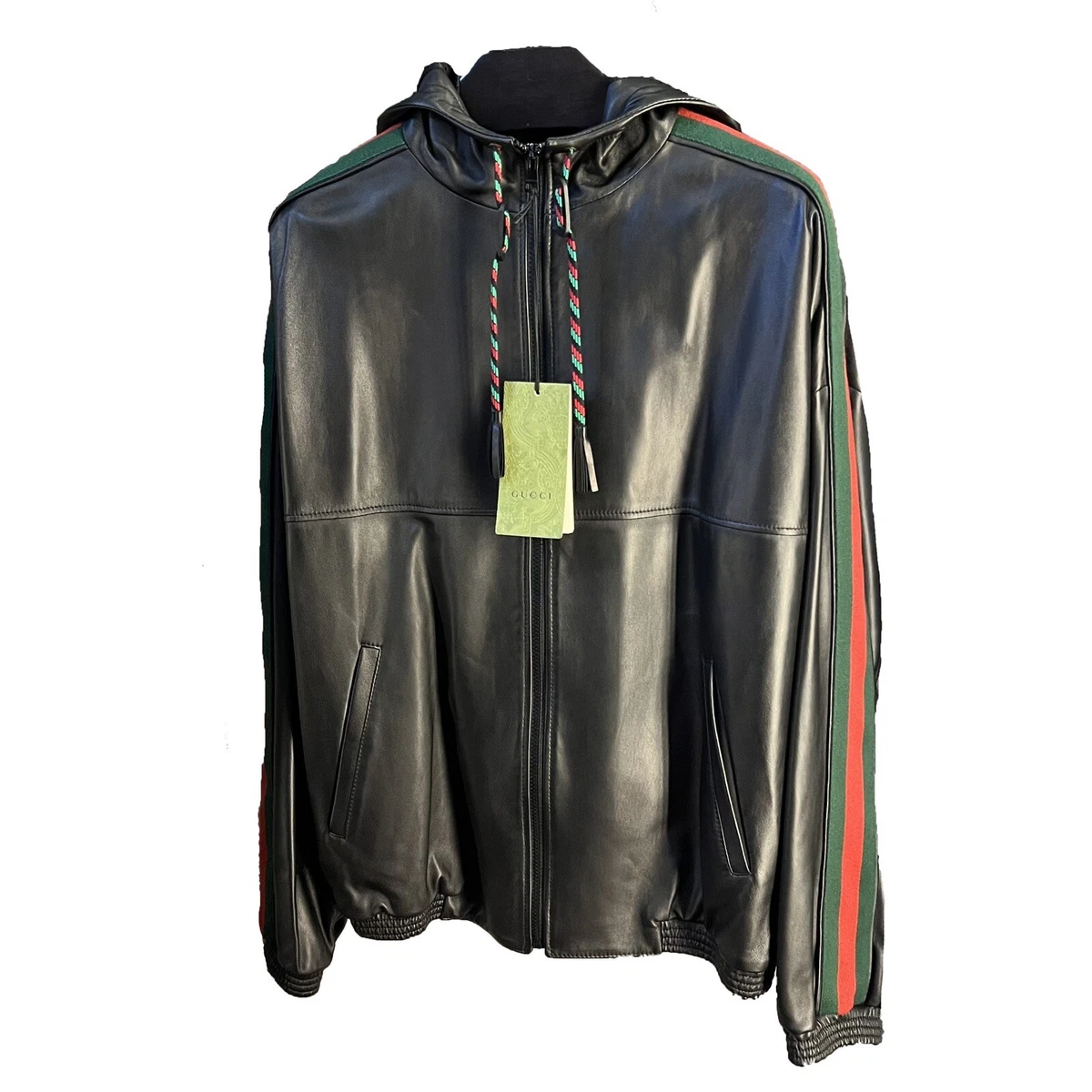 Gucci leather jacket outlet