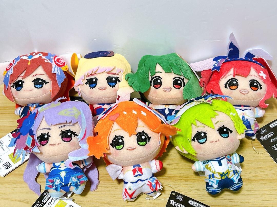 ぬいぐるみ・マスコット MIURA Macross SET 7 Complete Chibigurumi Mascot Plush 11cm Toy Banpresto
