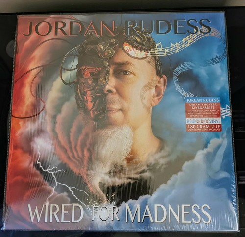 JORDAN RUDESS (DREAM THEATER) - WIRED FOR MADNESS 2LP BLUE & RED VINYL LTD... - Imagen 2 de 5