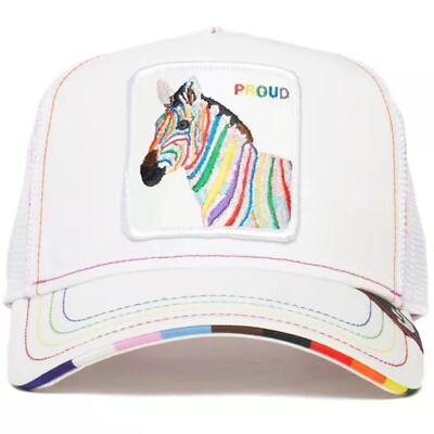 Goorin Bros Zebra Proud Hat GOORIN BROS EXTREME (ZEBRA) TRUCKER SNAPBACK – 4ucaps.com main image 2