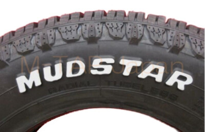 MUDSTAR RADIAL M/T 145/80R12LT ② 4x MUDSTAR RADIAL A/T 145/80R12 White Letters LT Snow Tires 145 80
