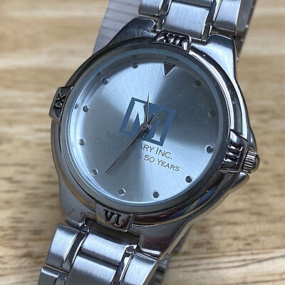Unused Sweda McCleary Mens 30m Japan Movt Silver Analog