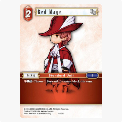 Final Fantasy TCG Red Mage (Arc) - Opus I (OP1) 1-003C