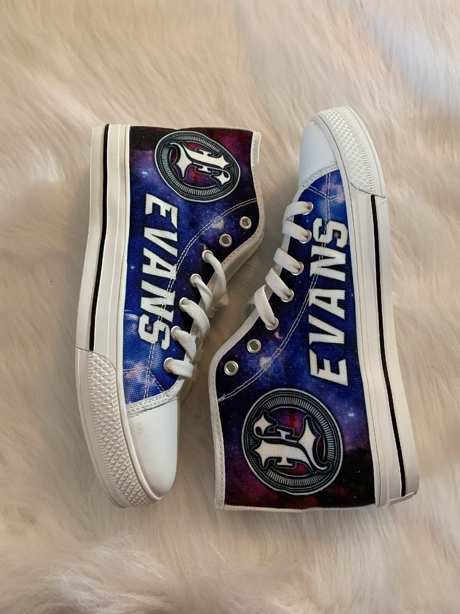 Stars and Galaxies Custom Converse All Star High Top printed