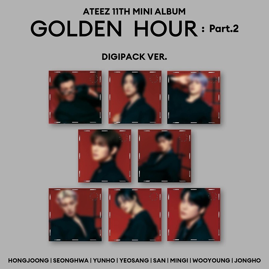 ATEEZ アチズ golden hour2 digipack 新品未開封 ATEEZ GOLDEN HOUR:PART.2 11th Mini Album DIGIPACK Ver/CD+