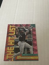2022 Donruss Baseball Tim Anderson The Hit List Pink Fireworks