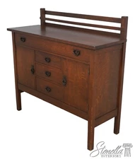 F68685: Gustav STICKLEY Vintage Mission Oak Sideboard