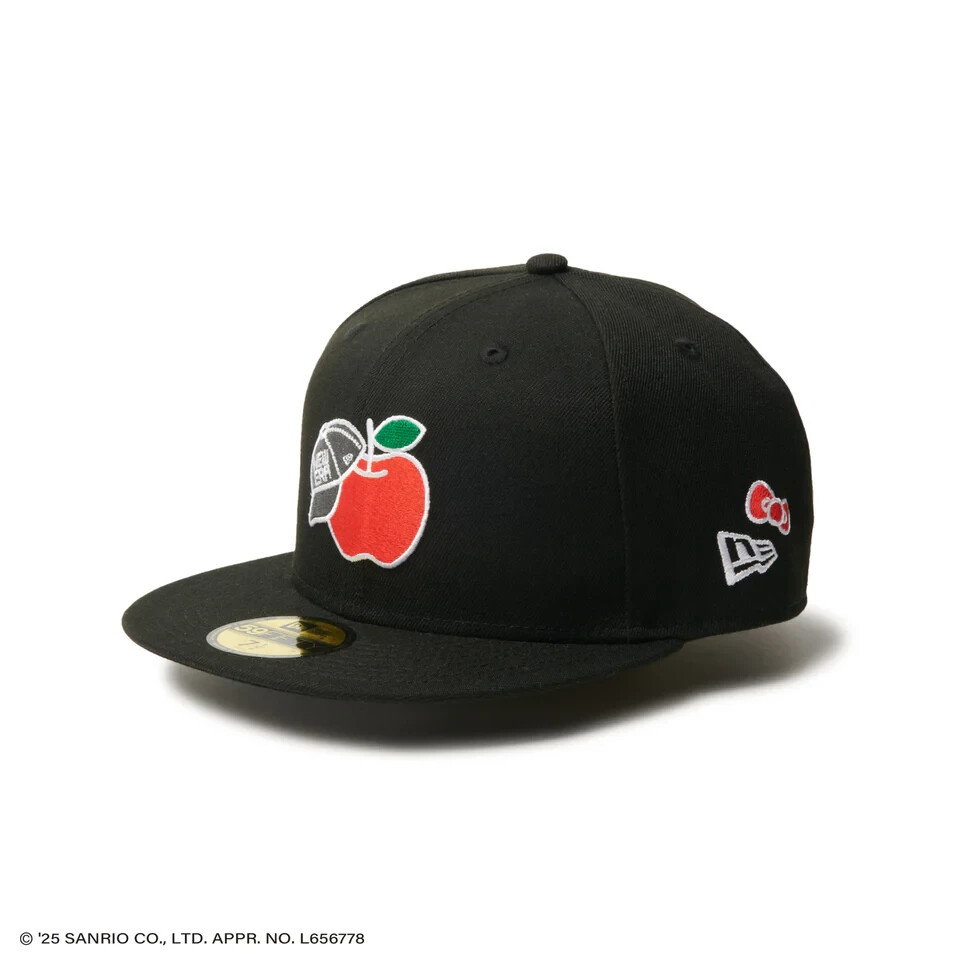 PSL New Era 59FIFTY x HELLO KITTY Sanrio Cap Apple Black 14348626