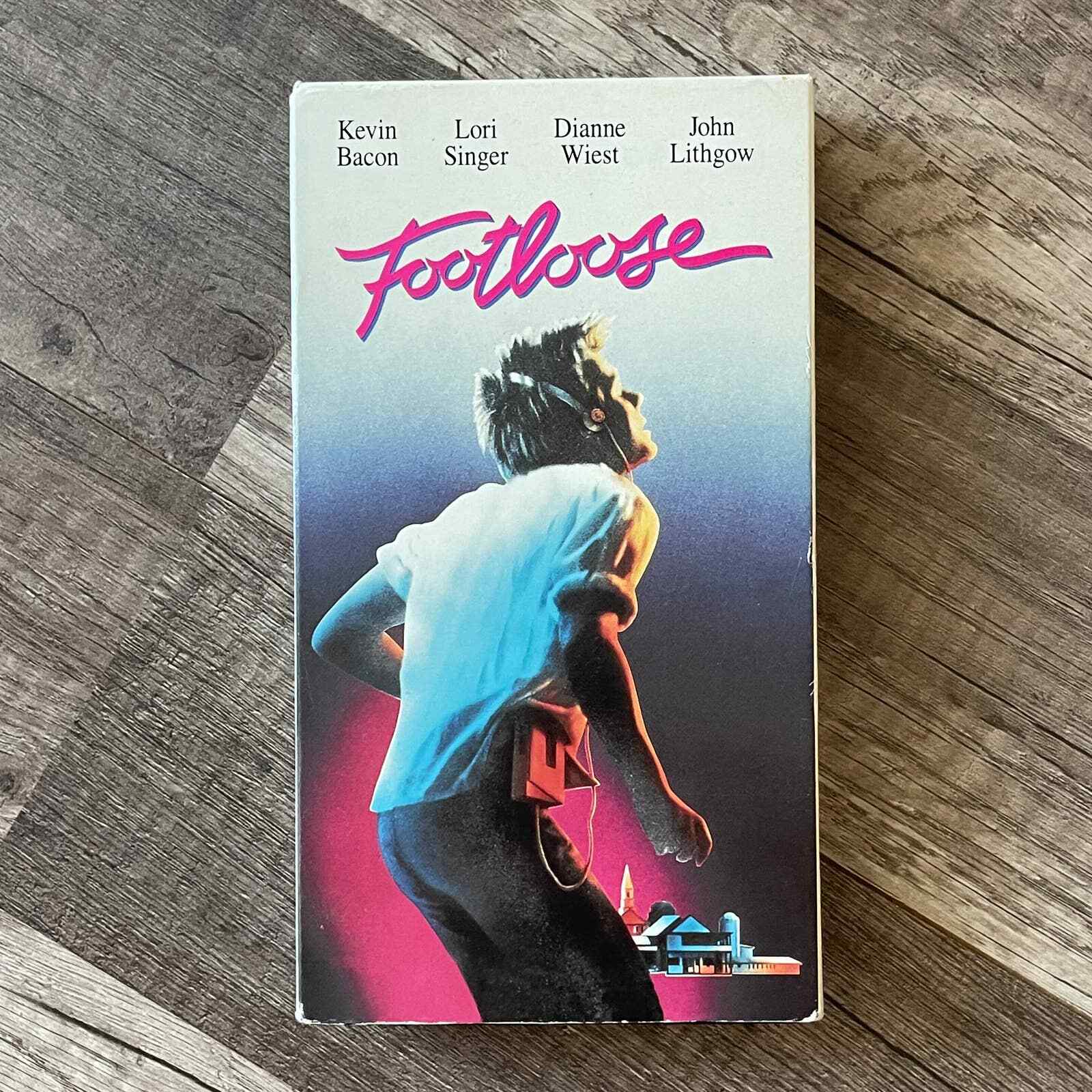FOOTLOOSE VHS Kevin Bacon, Lori Singer Dianne Wiest John Lithgow