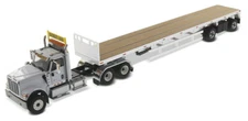 DCM 71041 International HX520 Gray + 53' Flatbed Trailer 1/50 Die-cast MIB