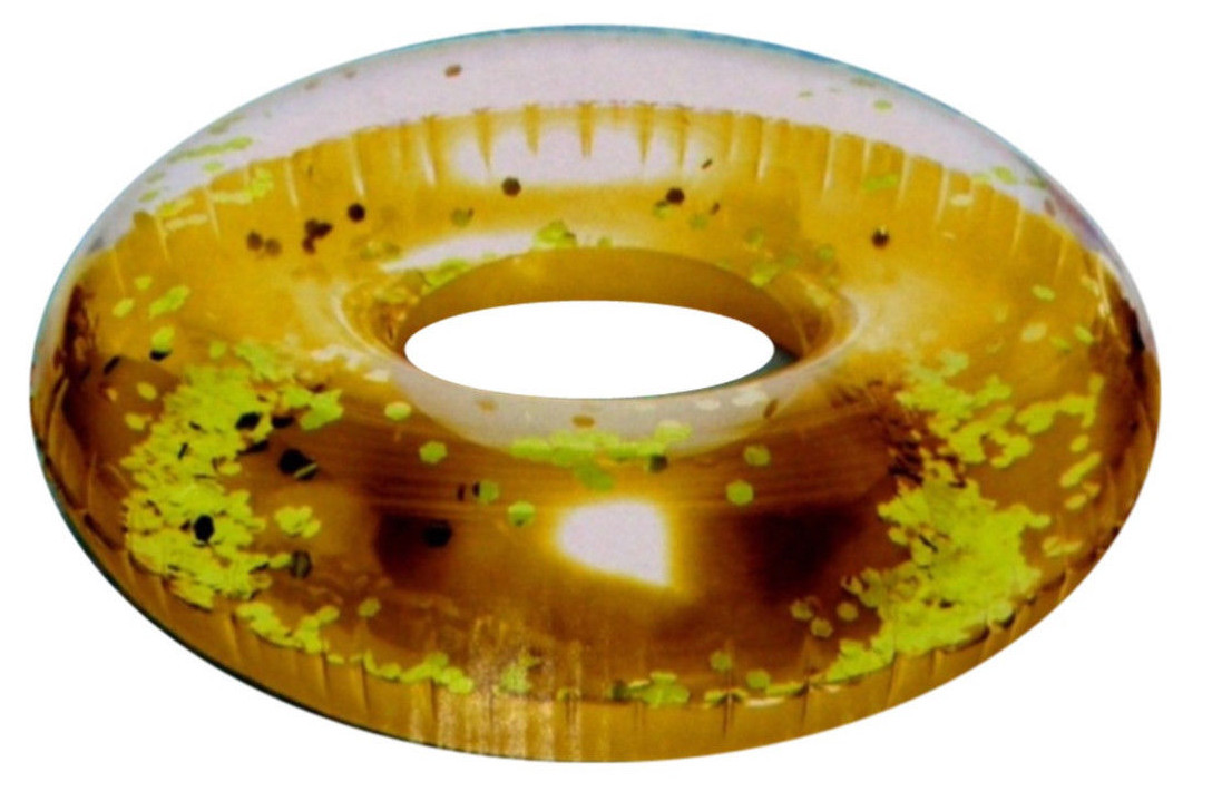 glitter inflatable ring
