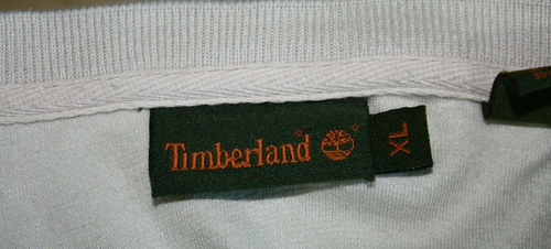 TIMBERLAND LOGO JUMPER CARDIGAN FULL ZIP JACKET SIZE XL IN IVORY NAVY CONTRASTS - Picture 5 of 7