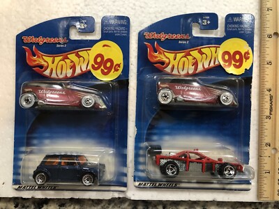 Lot Of 2 - 2000 Hot Wheels Walgreens Double Pack 