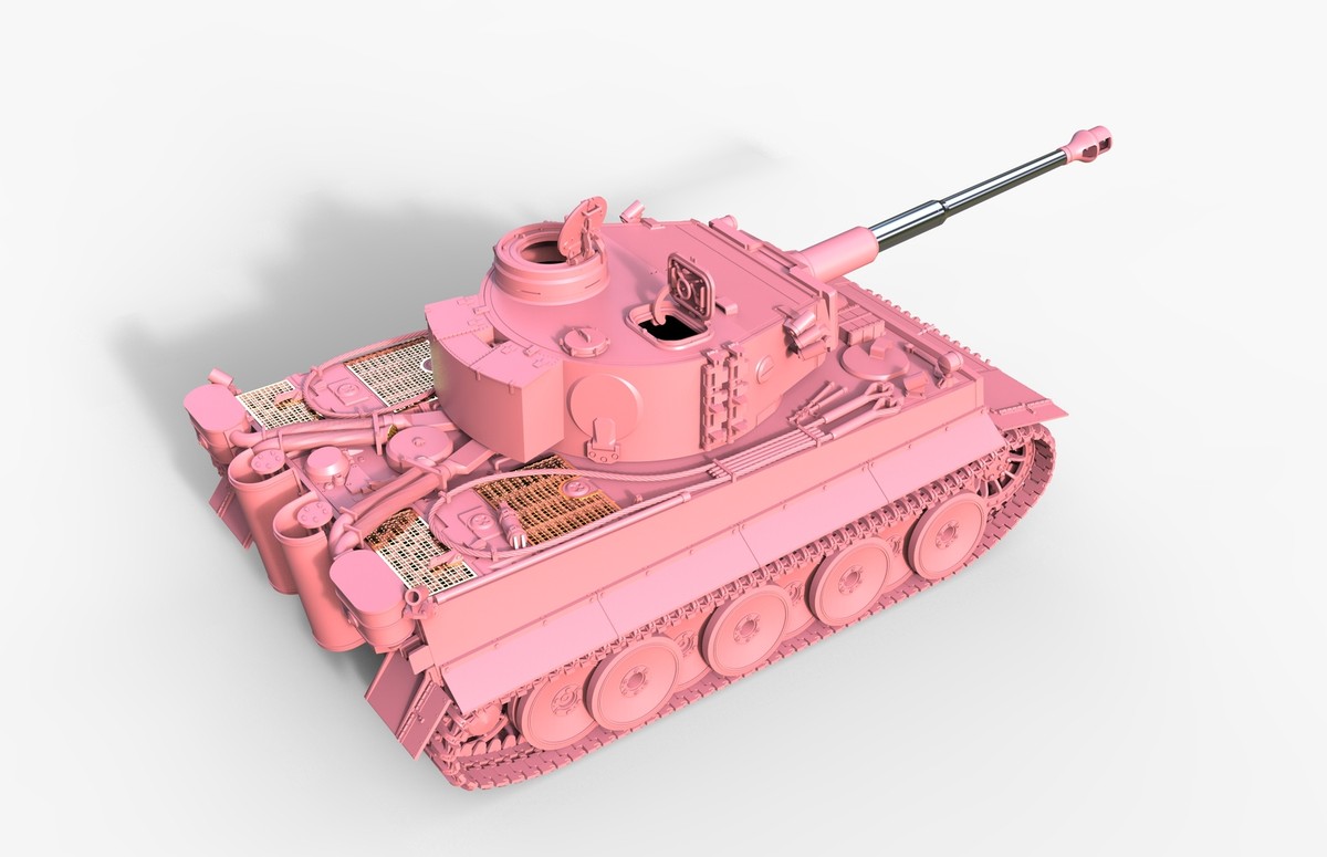 タミヤ Tiger I (SD.KFZ.181) 1/25 Tamiya 1/25 German Army Heavy Tank Tiger I Plastic Model