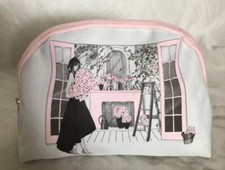 CLARINS Zipped Pouch/Makeup/Bag Organiser/Toiletry Bag