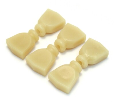 (6) Keystone Glue-On/Melt-On Buttons for Vintage Guitar Tuners TK-7711-000