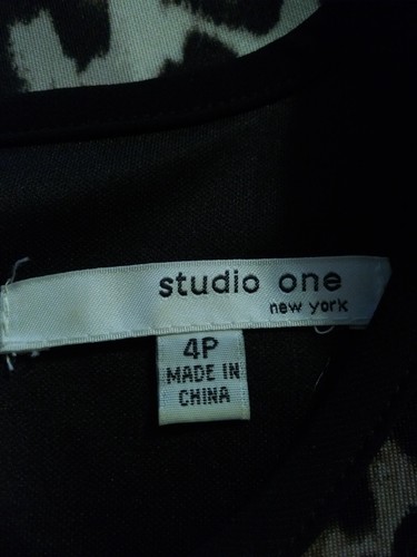 Studio 1 New York Größe 4P ärmellos gefüttert voller Rock Tiermotiv 34" lang - Bild 6 von 10