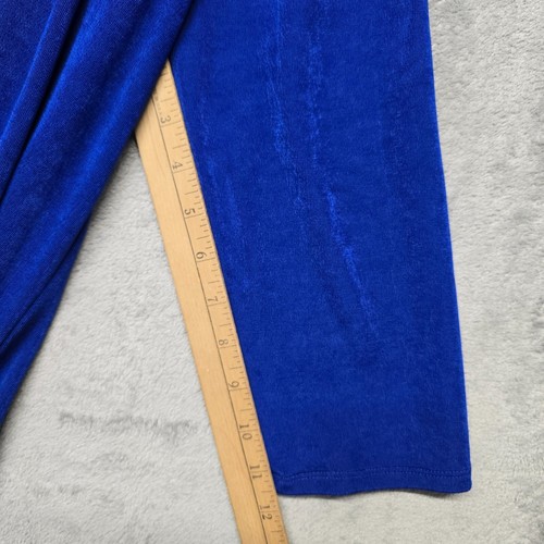 Chicos Travelers Cardigan Womens Size 1 Blue Packable Slinky Knit US Small 8 - Picture 7 of 13