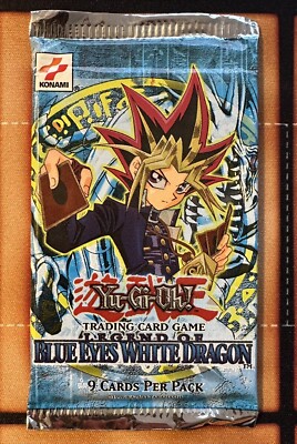 Yu-Gi-Oh! 2002 Legend of Blue-Eyes White Dragon Booster Pack - Factory Sealed