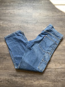 Levis Carpenter Jeans 36 X 32 Red Tab Cotton Loose Straight Blue B8 | eBay