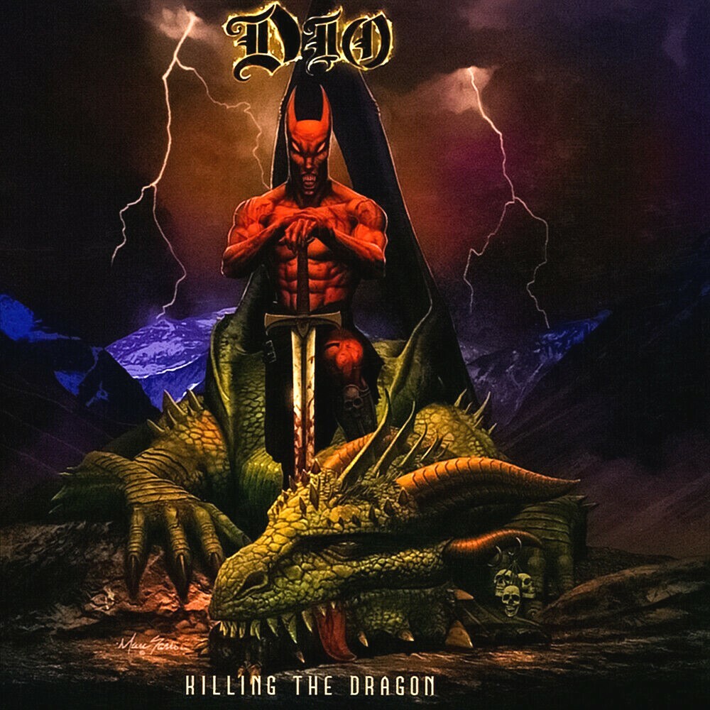 Dio Killing The Dragon Deluxe 12x12 Album Cover Replica Poster