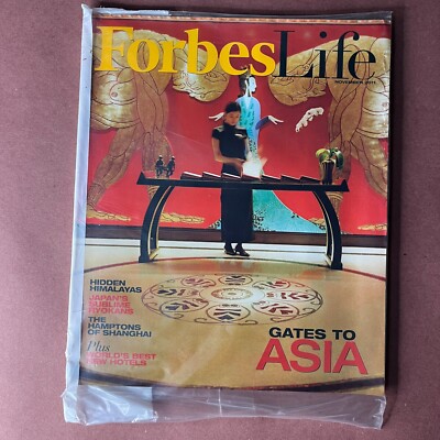 FORBES LIFE Magazine November 2011 Gates To Asia Japan Himalayas Shanghai