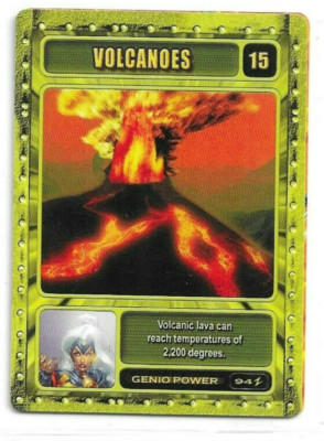 Volcanoes Marvel Genio Cards #15 2003 CCG