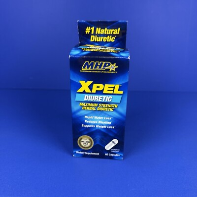 Maximum Human Performance Xpel Diuretic Maximum Strength - 60 Caps - EXP 06-27