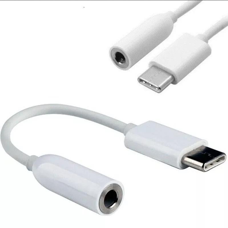 USB-C to 3.5mm Audio Adapter for Samsung Huawei Phones Aux Headphone Jack Converter