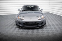 Front Ansatz V.2 FüR Mazda MX5 NC (Mk3) Schwarz Spoilerlippe Schwert Spoiler