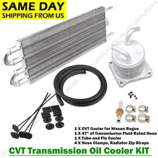 CVT Transmission Oil Cooler & Line Kit For Nissan Juke Rogue Sentra Qashqai