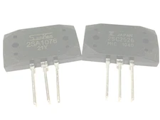 2SC2526 + 2SA1076 NPN + PNP Silicon General Purpose High Speed by SANKE+ FUJI