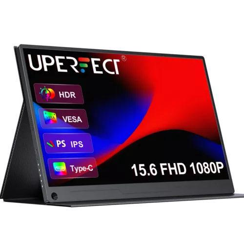 UPERFECT 15,6" Tragbarer Monitor USB C HDMI 1080P IPS Gaming Monitor für Laptop