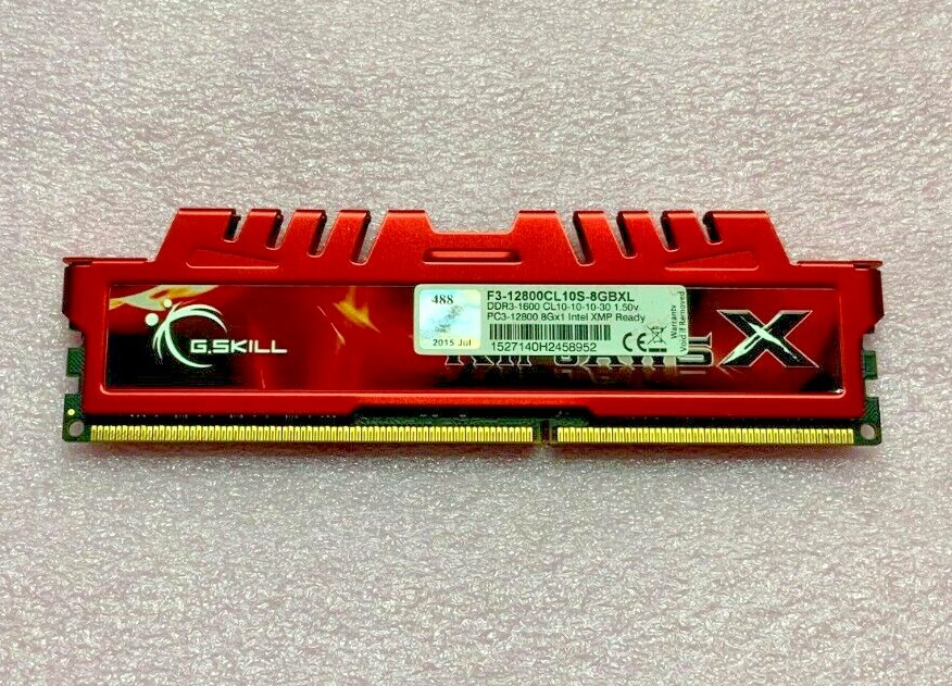 (未使用･未開封品)G.Skill F3-12800CL10S-8GBXL G.Skill Ripjaws X Series 8GB Memory DDR3 PC3-12800 Desktop