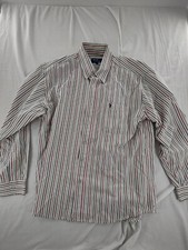 Polo Ralph Lauren Striped Button Front Long Sleeve Shirt Mens Size XL