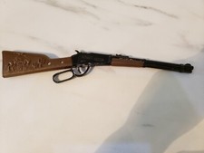 Vtg Lever Action Ja-Ru Wild West Metal  Plastic Toy Gun 11'' cowboy horse