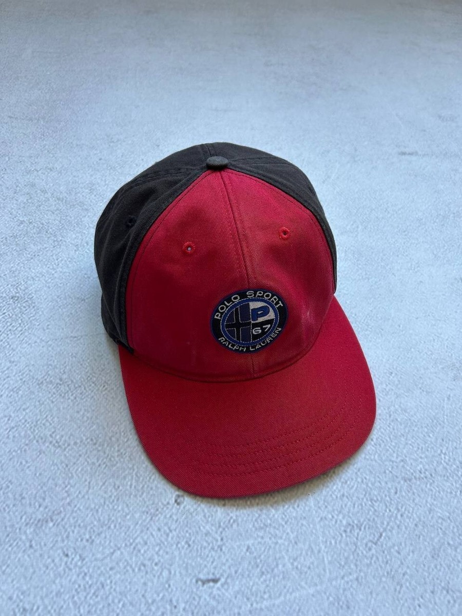 帽子 90s Polo Sport hat Vintage 90s Polo Sport by Ralph Lauren Big Logo Hat Cap