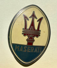 Maserati Logo Badge Vintage Metallo BONISA Milano