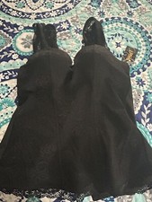 Spirit Of Halloween Black Lace Corset NWT
