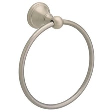 DELTA FAUCET 138033 Crestfield, Bath Hardware Accessory, Towel Ring, Satin