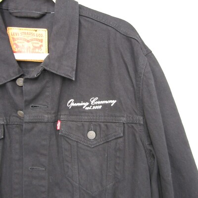 Levi’s opening ceremony trucker jacket Levis Opening Ceremony Denim Trucker Jacket Rare | eBay