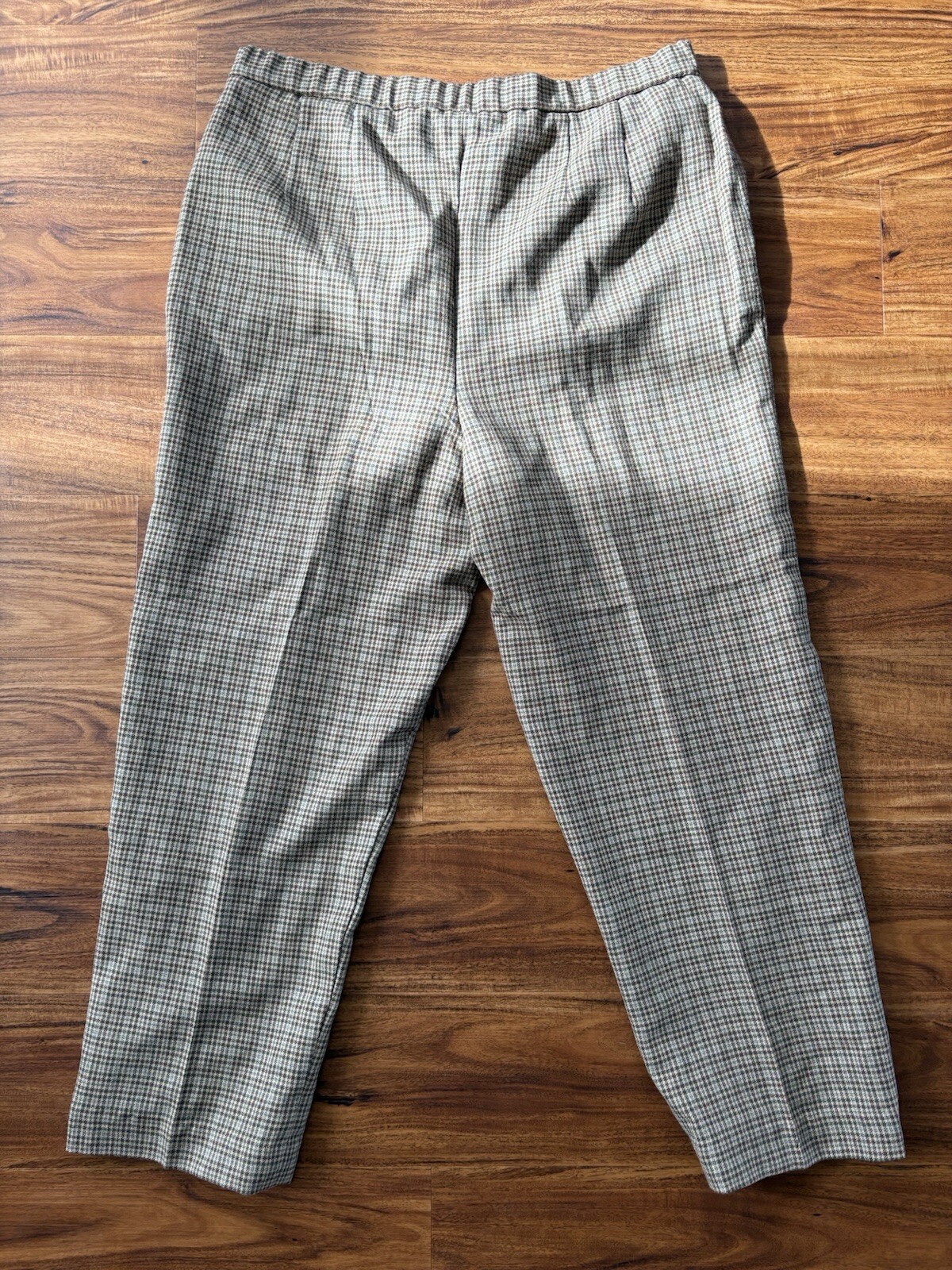 Pendleton Houndstooth Lined Ankle Pants Women's  … - image 9