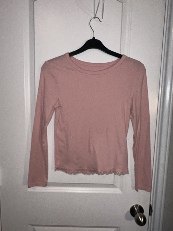 Justice Girls Size 12 Long Sleeve Shirt 